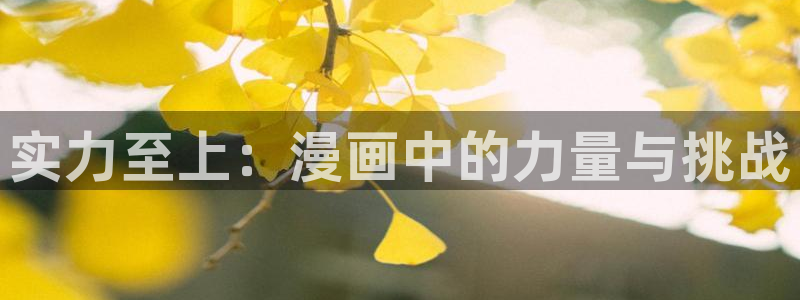 羞羞漫画网站在线看：实力至上：漫画中的力量与挑战